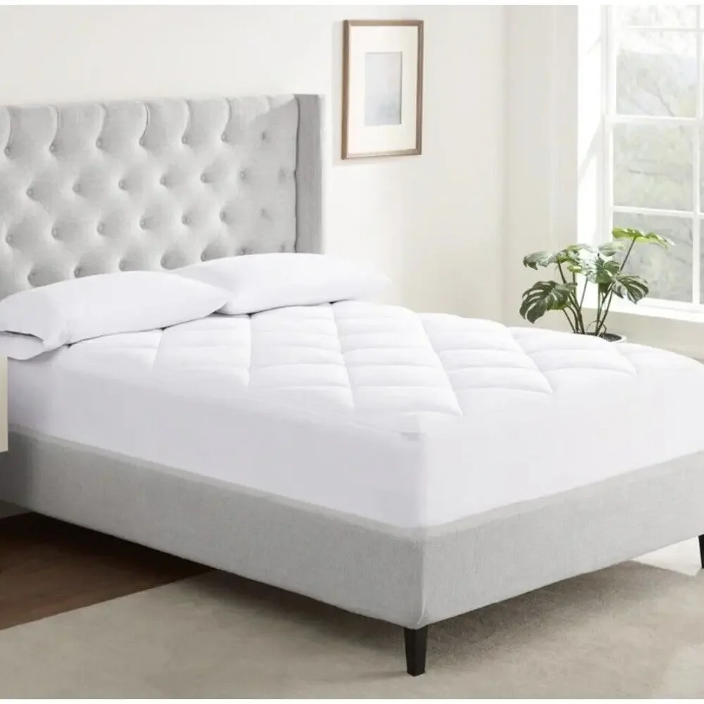 Serta Luxury Firm Comfort Mattress Pad - White - King